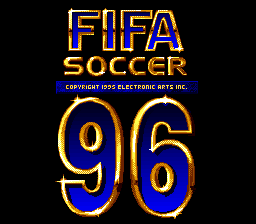 FIFA Soccer 96 Title Screen